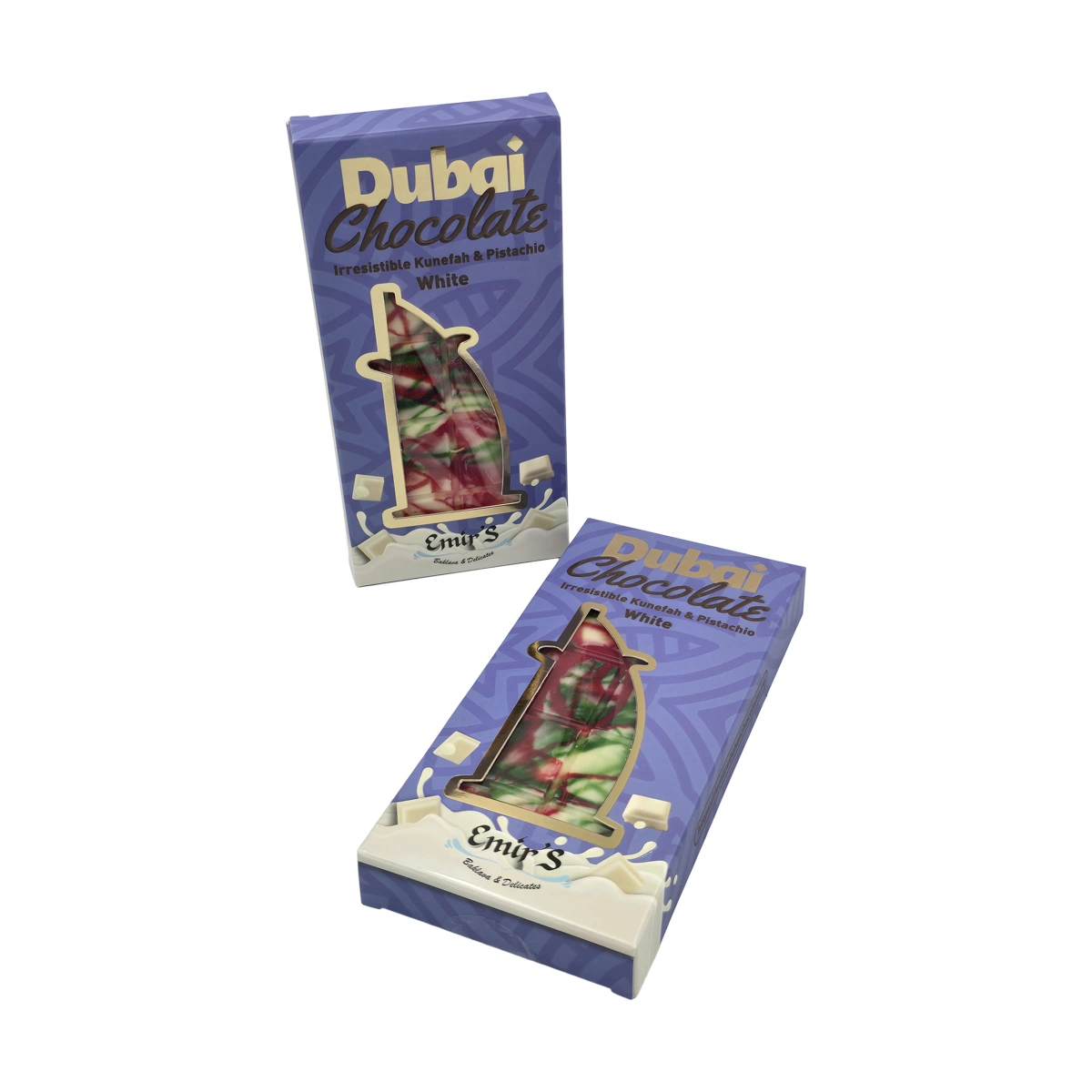 Emir's Dubai Chocolate cu ciocolata alba, Emir's Baklava & Delicates, 200 gr
