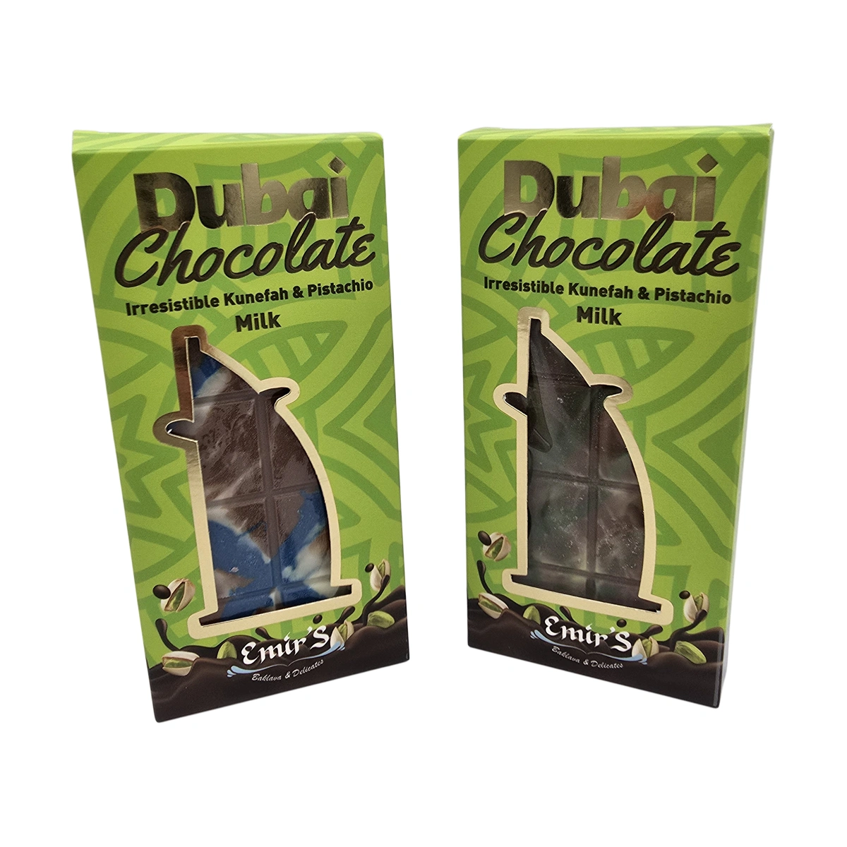 Emir's Dubai Chocolate cu lapte, Emir's Baklava & Delicates, 200 gr