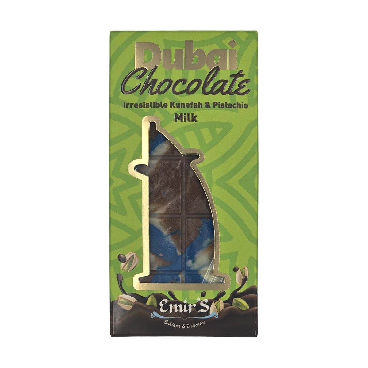 Emir's Dubai Chocolate cu lapte, Emir's Baklava & Delicates, 200 gr
